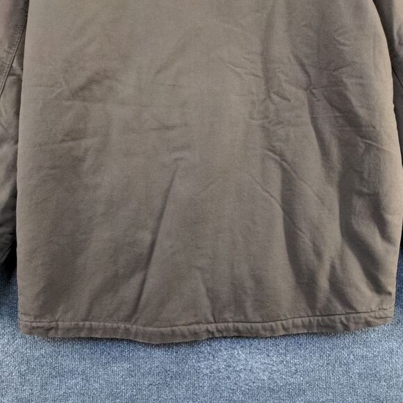 Dri-Duck Men's Field Jacket XL Long Sleeve Brown Sherpa Lined Full Zip Cotton - Picture 6 of 13